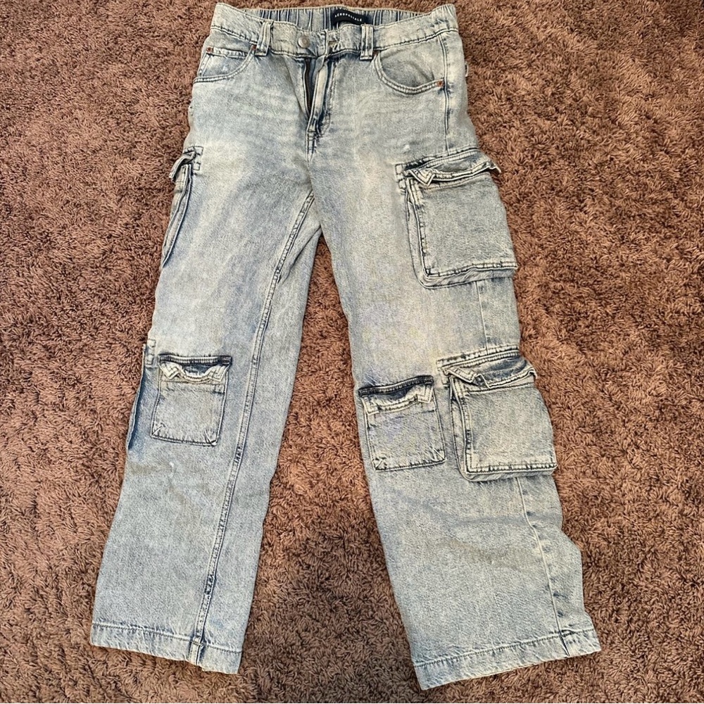 Aeropostale Women's Low Rise Cargo Jeans